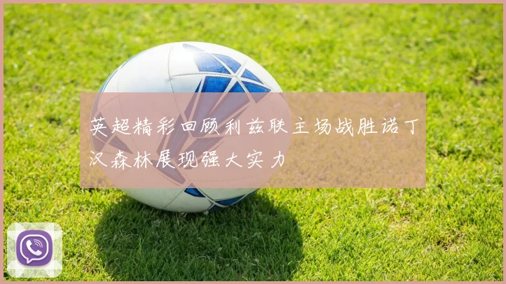 英超精彩回顾利兹联主场战胜诺丁汉森林展现强大实力